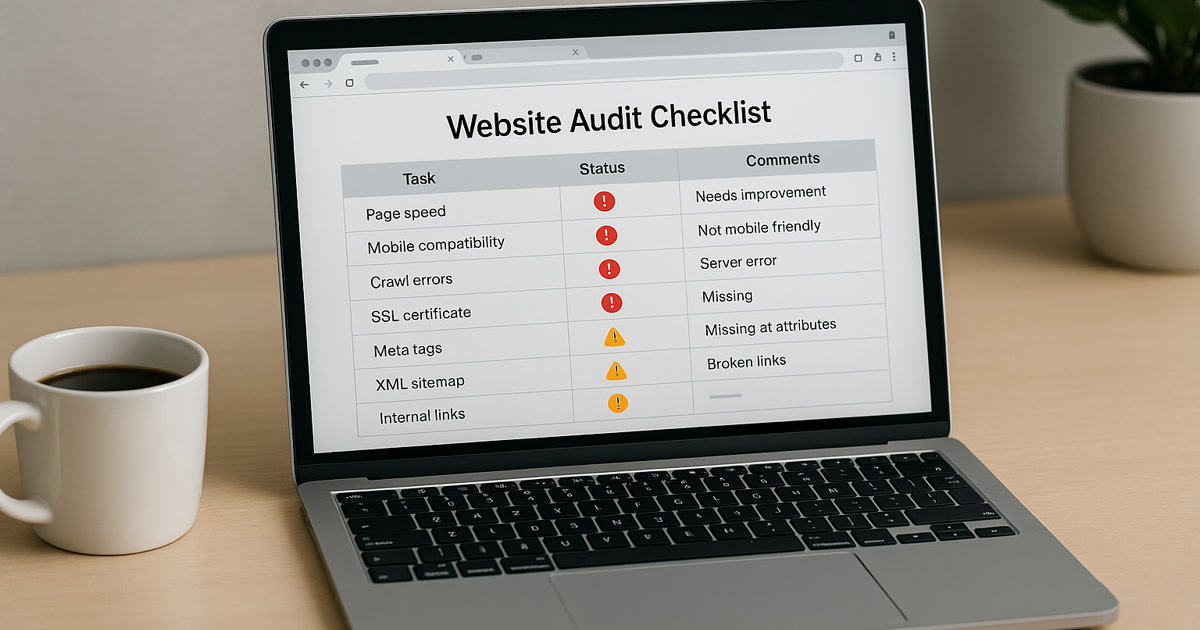 We Audited 50 Websites - common website problems illustration